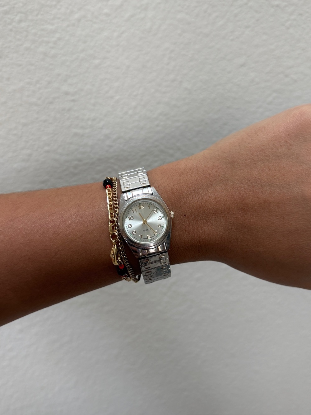 Silver Stainless Steel Analog Watch - Unbranded